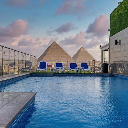 Gold'S Pyramids Hotel Al Kawm al Akhdar Exterior foto
